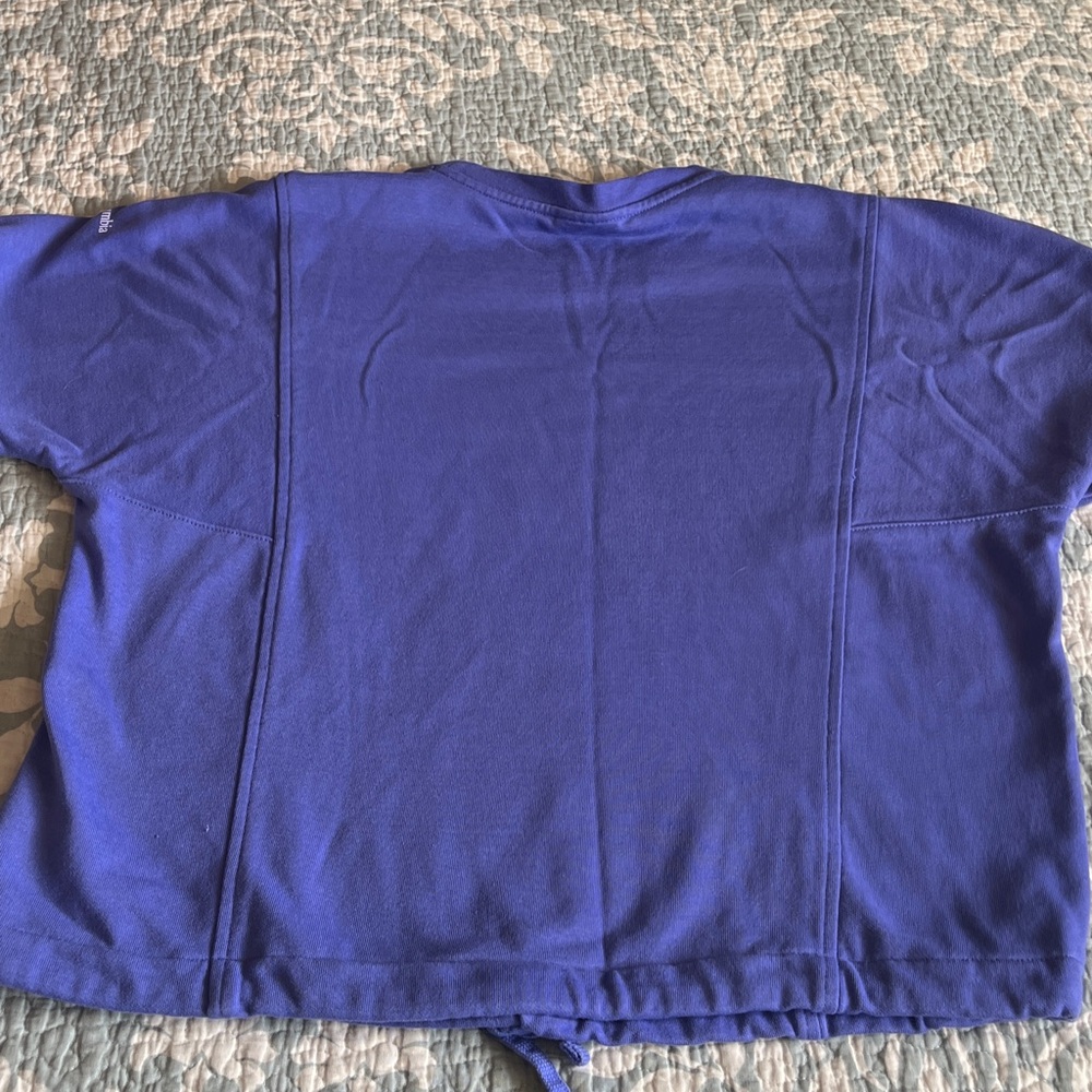 Columbia Periwinkle/purple~blue Long Sleeve sweatshirt - Picture 4 of 7